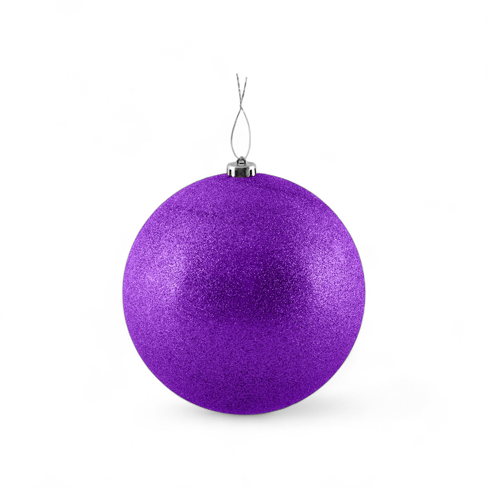 Glitter Christmas Hanging Ball (15cm) - Image 8