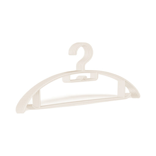 Plastic Hanger (5 Pieces) - Cream