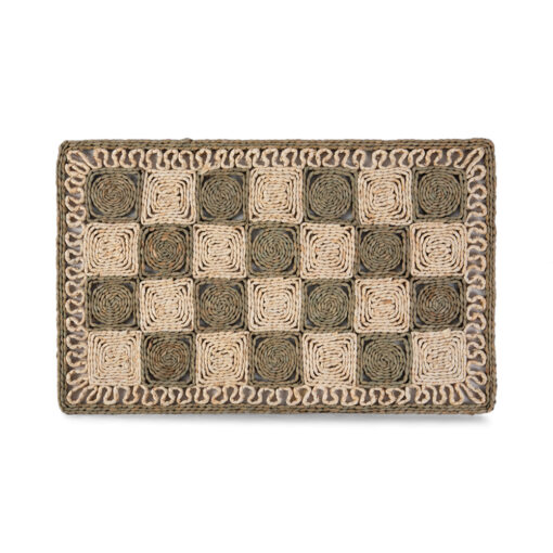 Woven Grass Floor Mat (L75cm x W45cm)