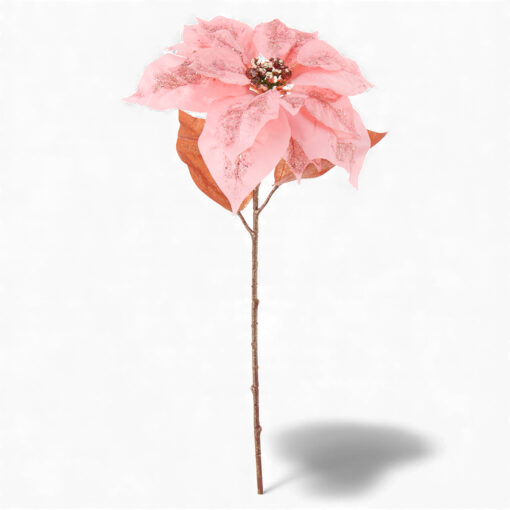 Single Metallic Poinsettia (H52cm)