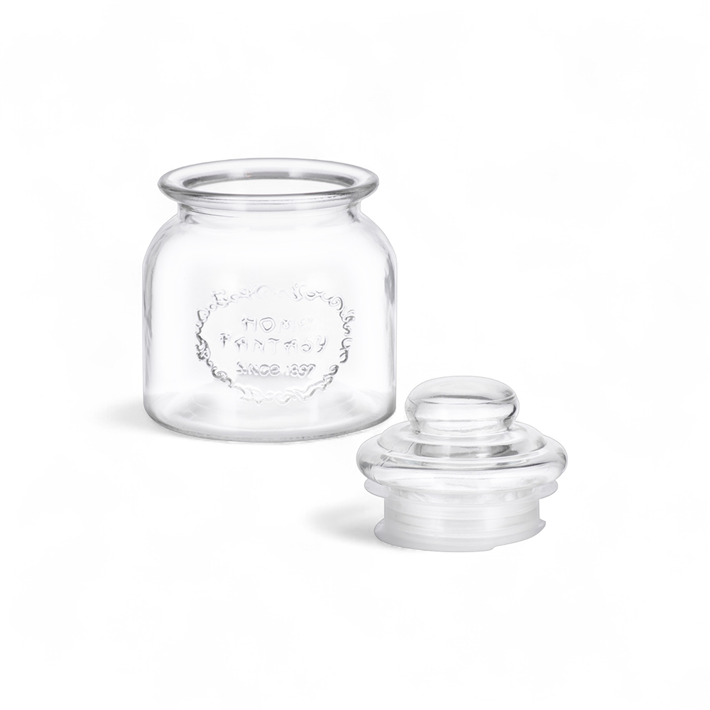 Glass Jar with Lid (650ml) - Image 2