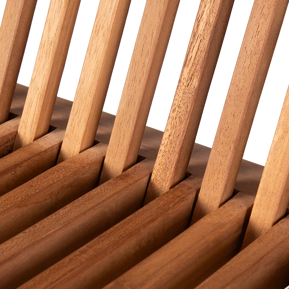 Marjory Teak Folding Chair - Image 10