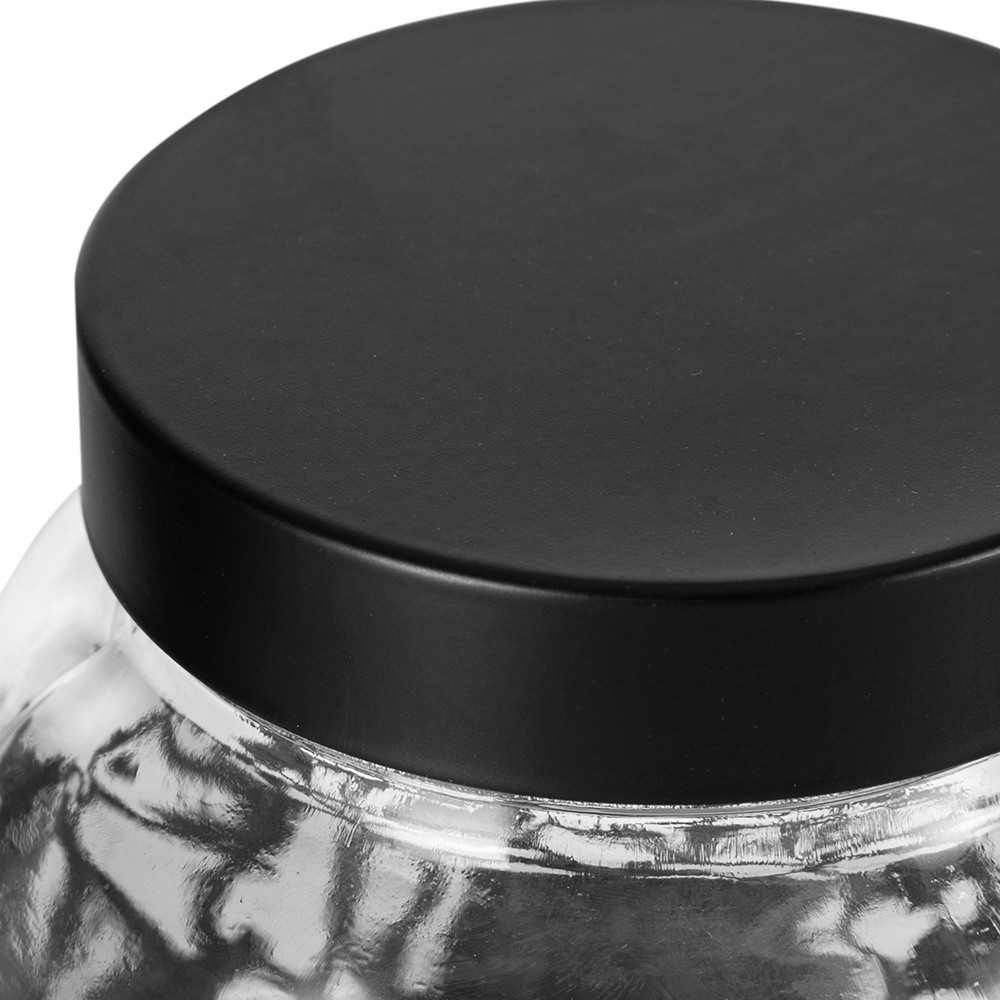 Glass Jar with Ivory Casing and Lid (H11.5cm) - Image 3