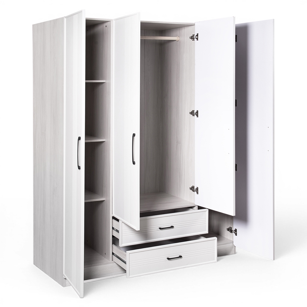 Brennon Wardrobe (4 Doors 2 Drawers) - Image 2