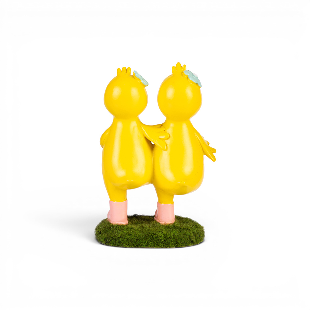 Two Dancing Chickens (H21cm) - Image 3