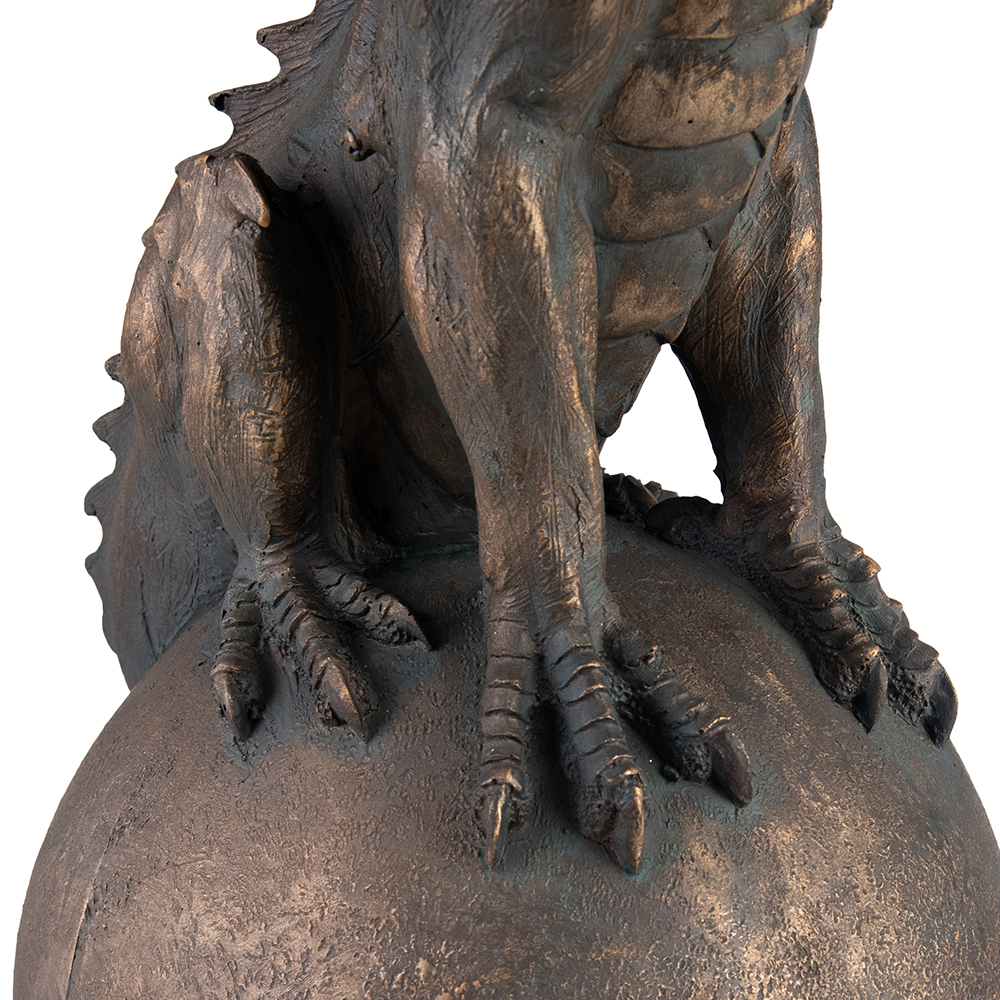 Dragon Sitting on Ball Status (H84cm) - Image 8
