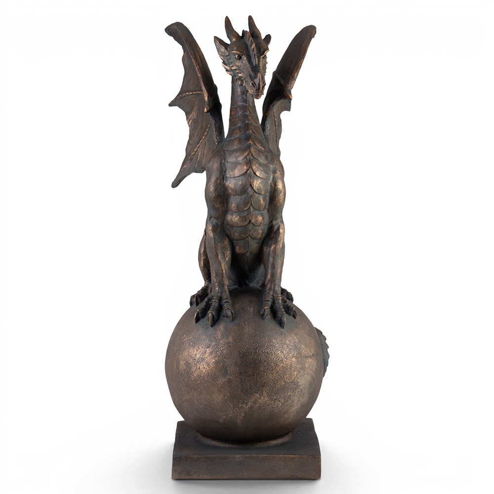 Dragon Sitting on Ball Status (H84cm) - Image 2