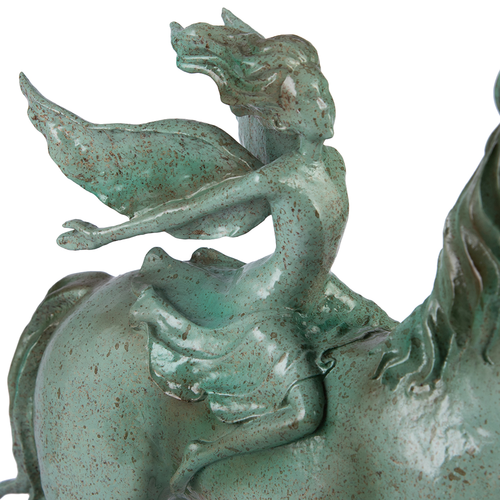 Angel Riding Horse (H35cm) - Image 5