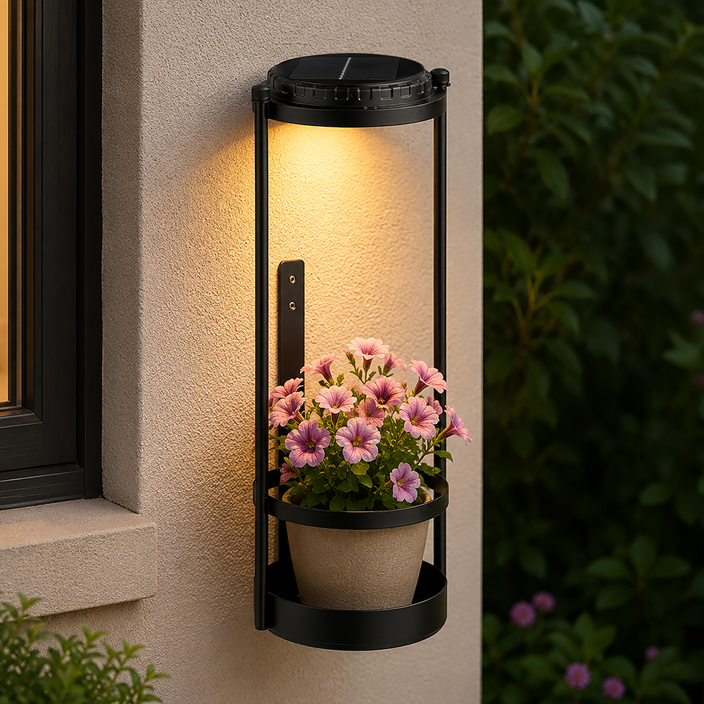 Uhome Solar Power Flower Stand Wall Hanging (H41.5cm) - Image 15