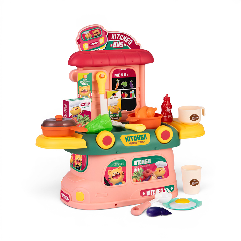 2 In 1 Kitchen Set Storage Bus