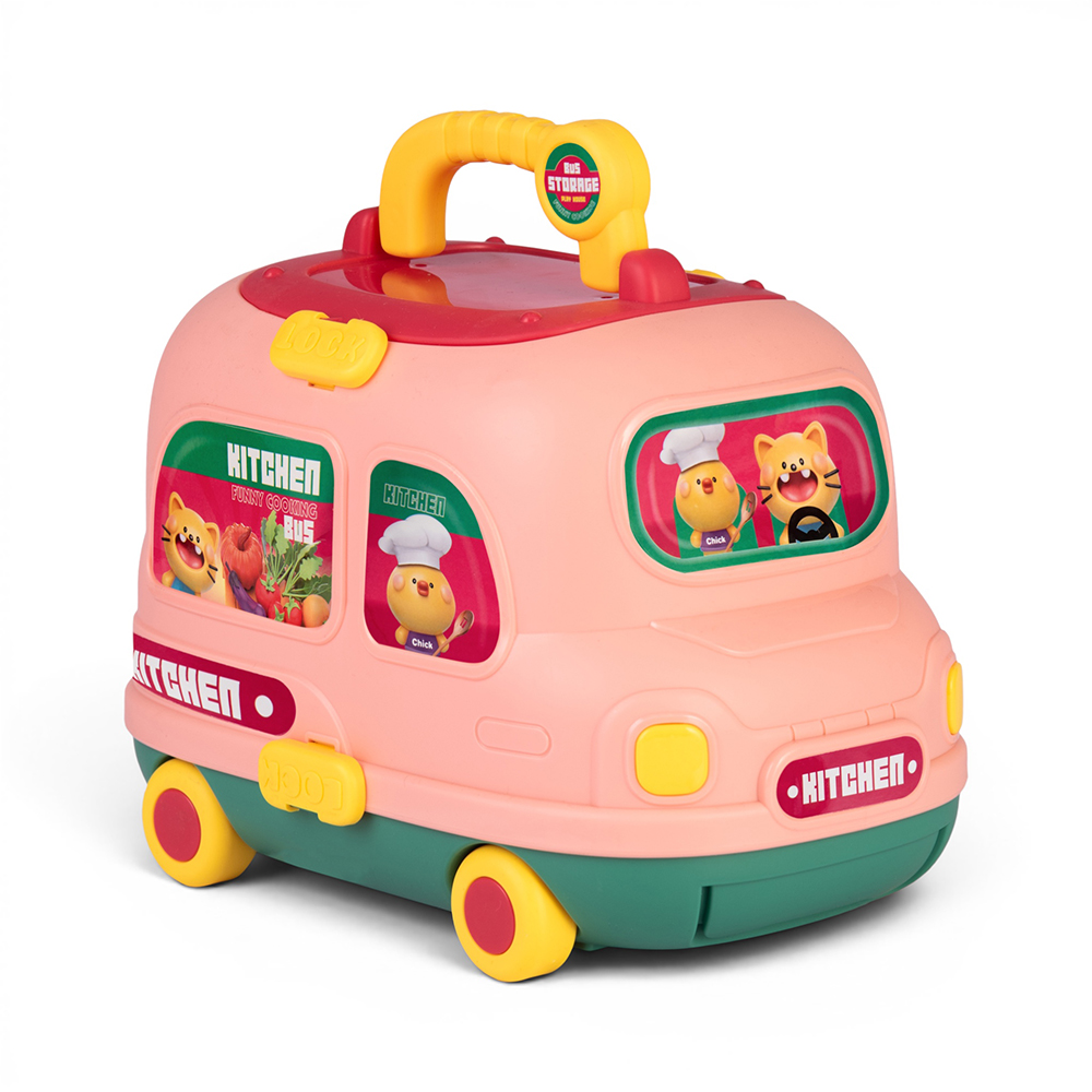 2 In 1 Kitchen Set Storage Bus - Image 7