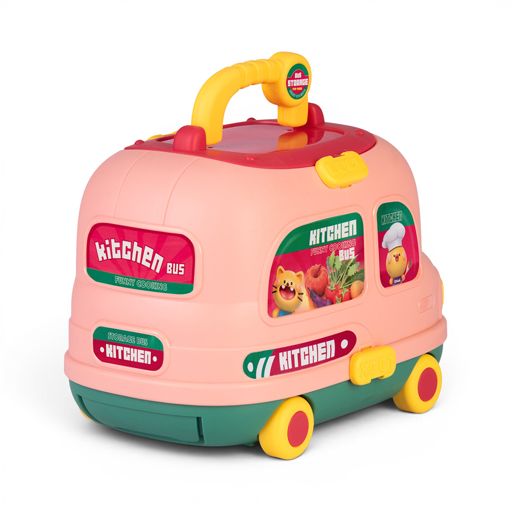 2 In 1 Kitchen Set Storage Bus - Image 8