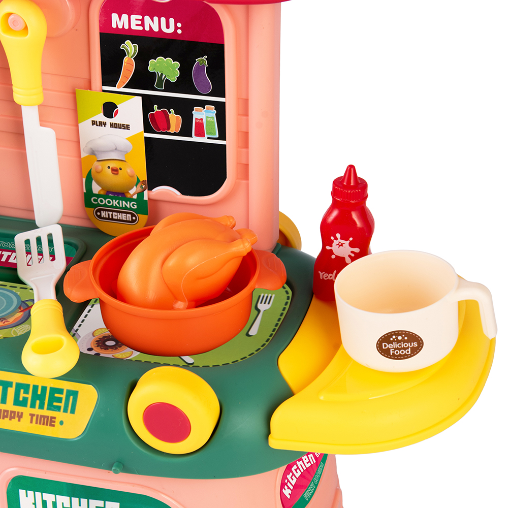 2 In 1 Kitchen Set Storage Bus - Image 12