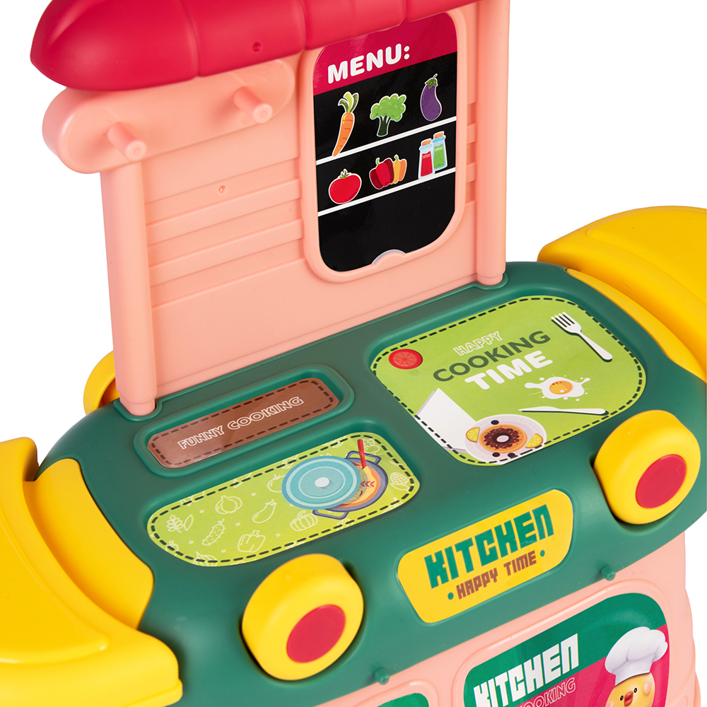 2 In 1 Kitchen Set Storage Bus - Image 15
