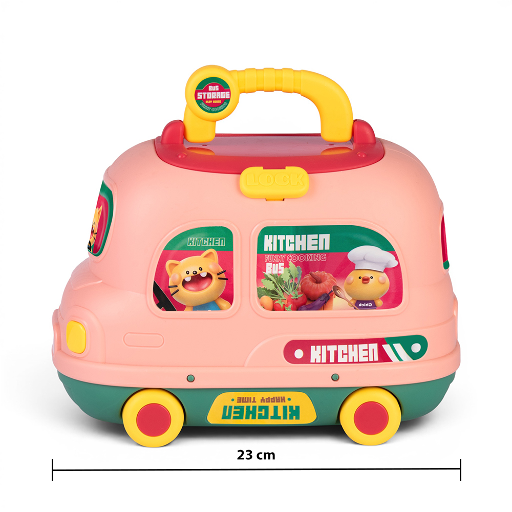 2 In 1 Kitchen Set Storage Bus - Image 2