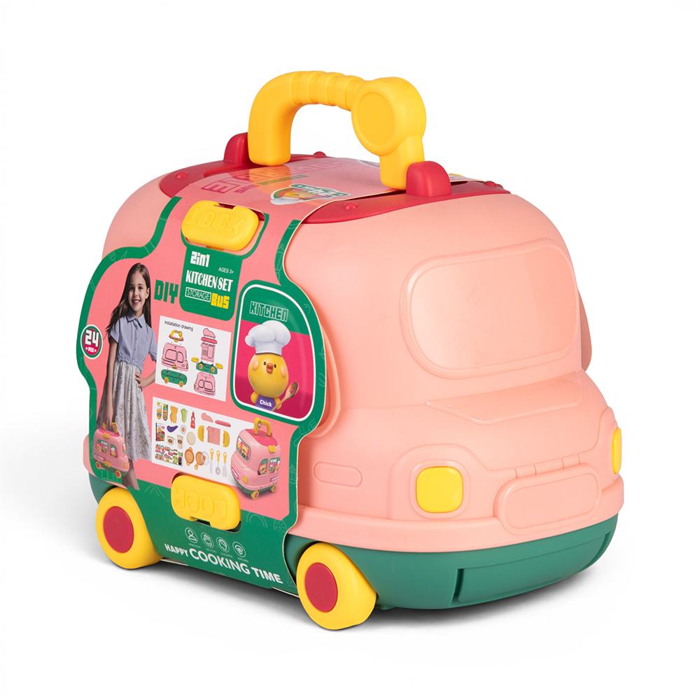 2 In 1 Kitchen Set Storage Bus - Image 9