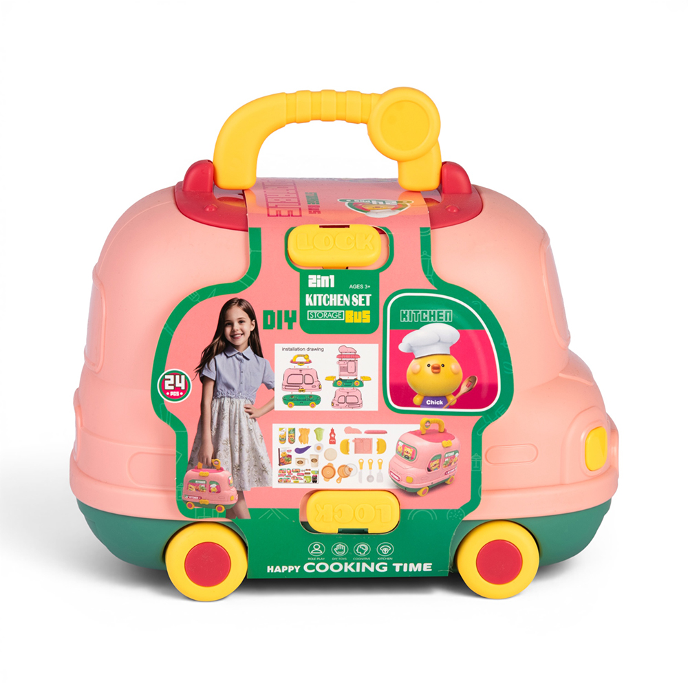 2 In 1 Kitchen Set Storage Bus - Image 10