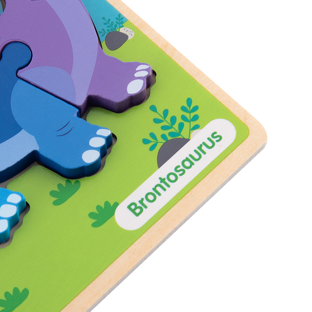 Wooden Dinosaur Snap-Fit Puzzle - Image 15
