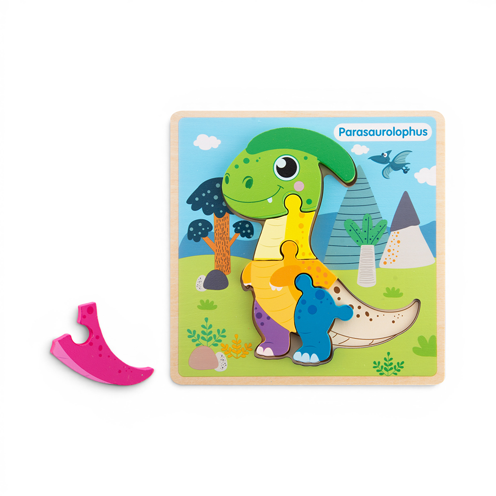 Wooden Dinosaur Snap-Fit Puzzle - Image 19