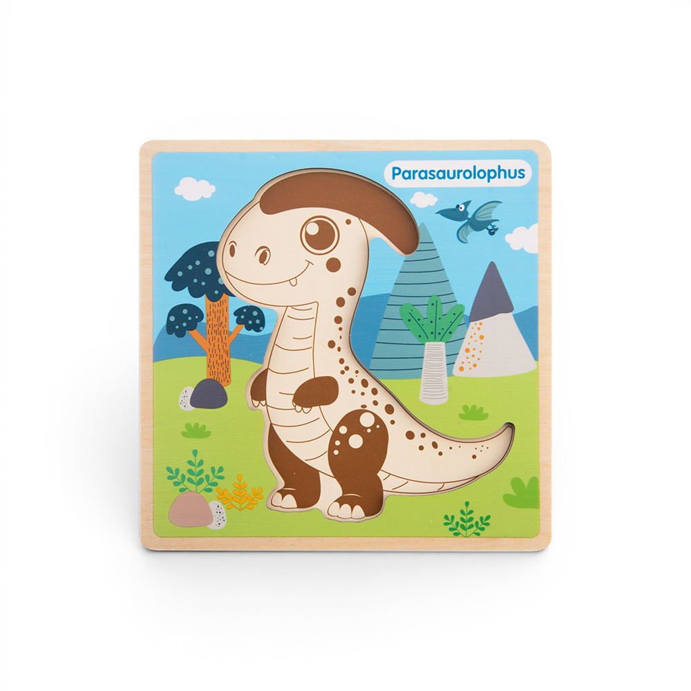 Wooden Dinosaur Snap-Fit Puzzle - Image 20
