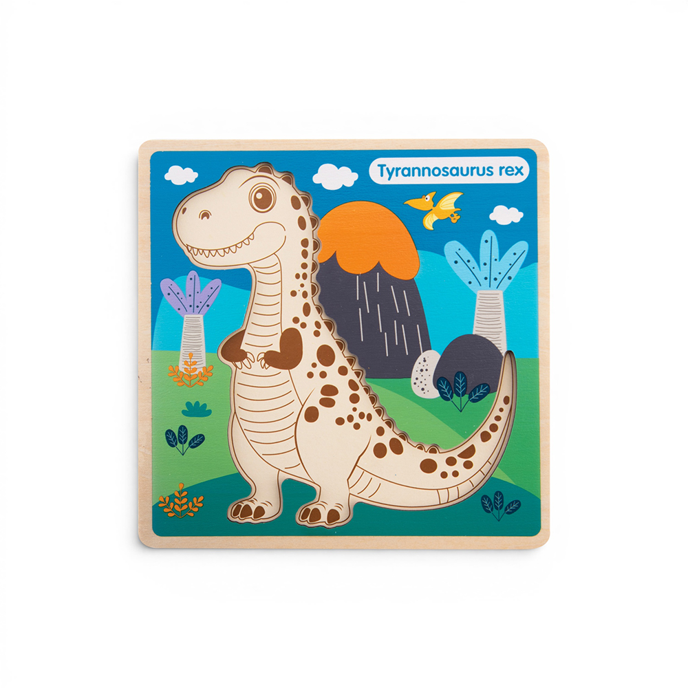 Wooden Dinosaur Snap-Fit Puzzle - Image 27