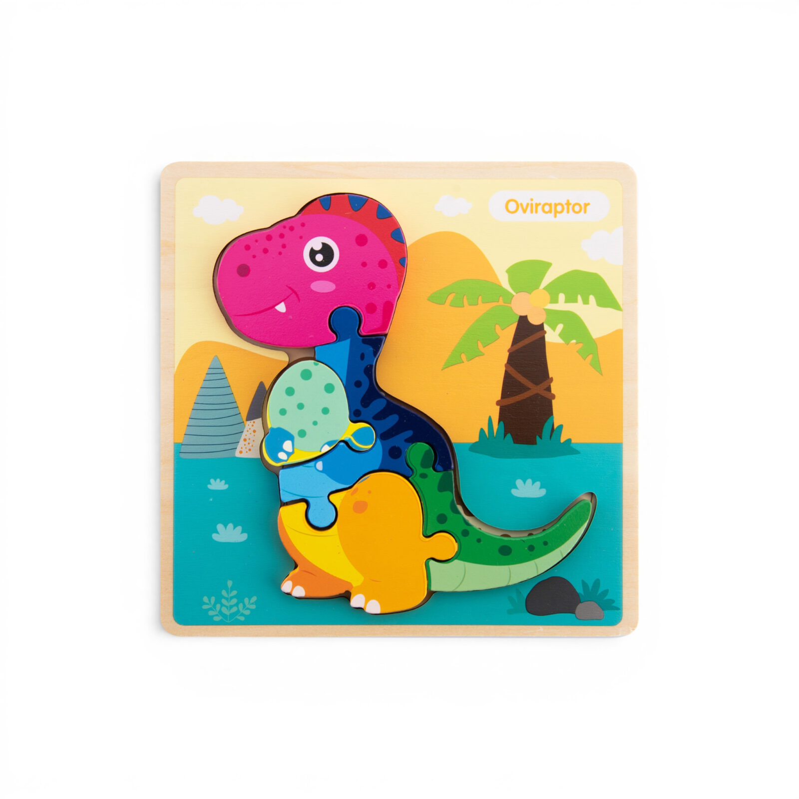 Wooden Dinosaur Snap-Fit Puzzle - Image 31