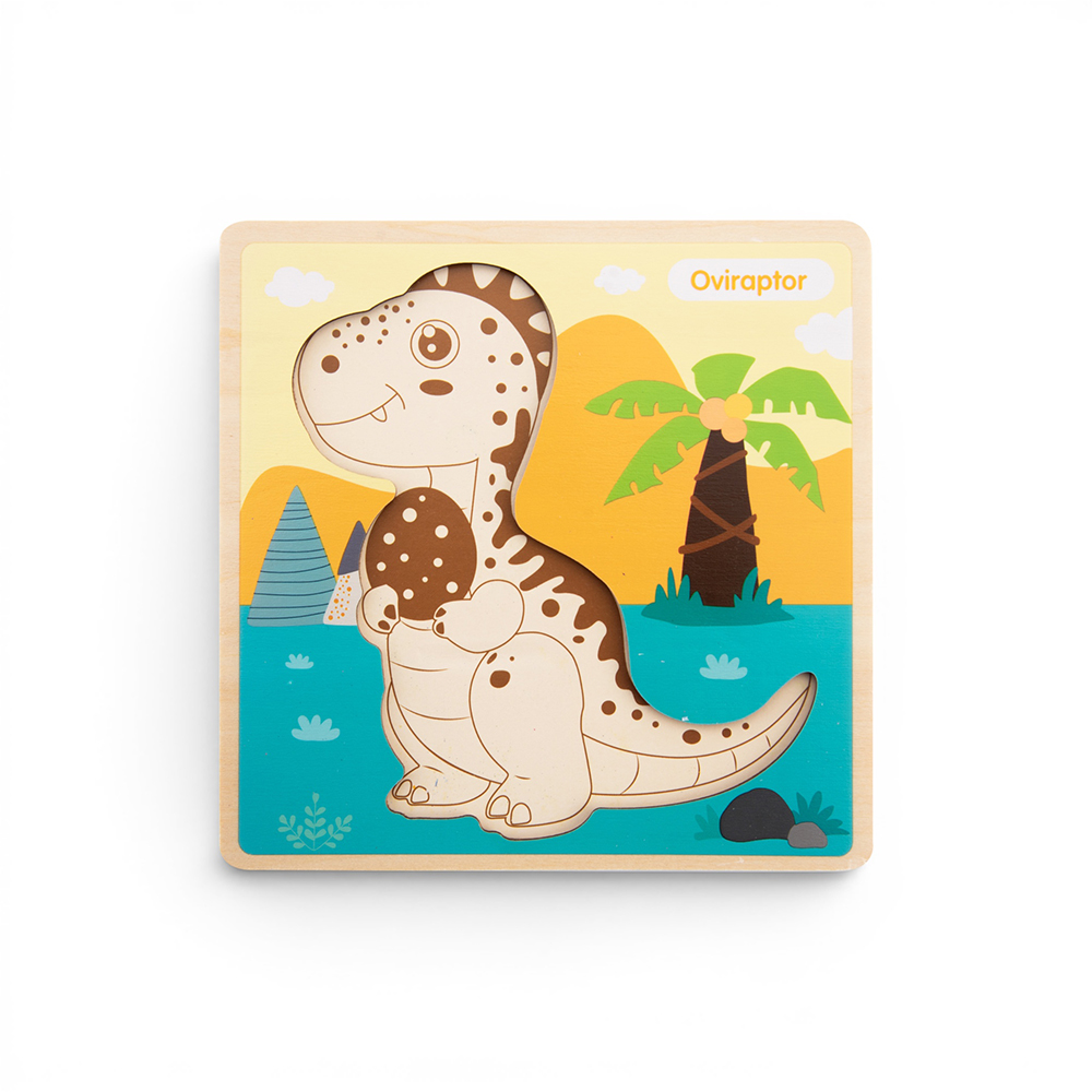 Wooden Dinosaur Snap-Fit Puzzle - Image 34