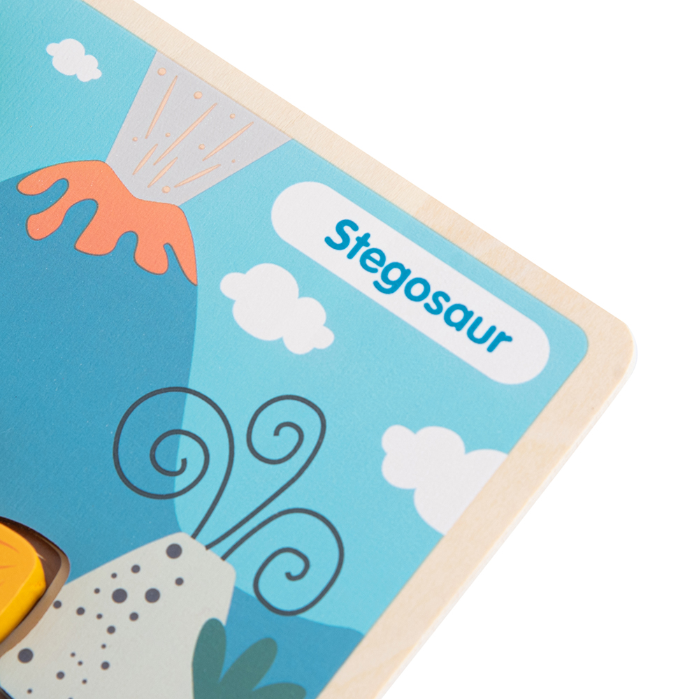 Wooden Dinosaur Snap-Fit Puzzle - Image 43