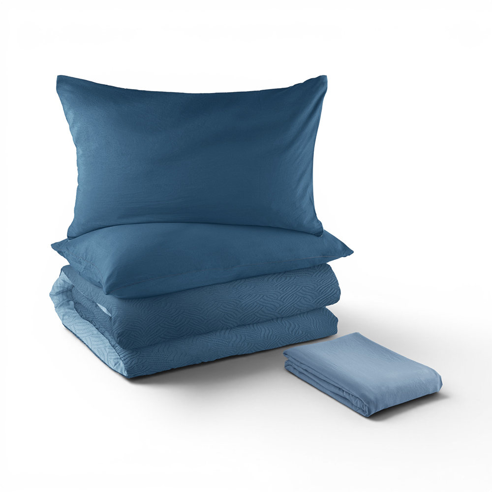 Queen Fitted Sheet & Comforter Set - Image 11