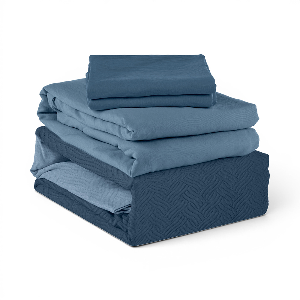 Queen Fitted Sheet & Comforter Set - Image 13