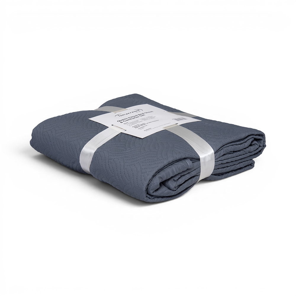 Queen Fitted Sheet & Comforter Set - Image 30