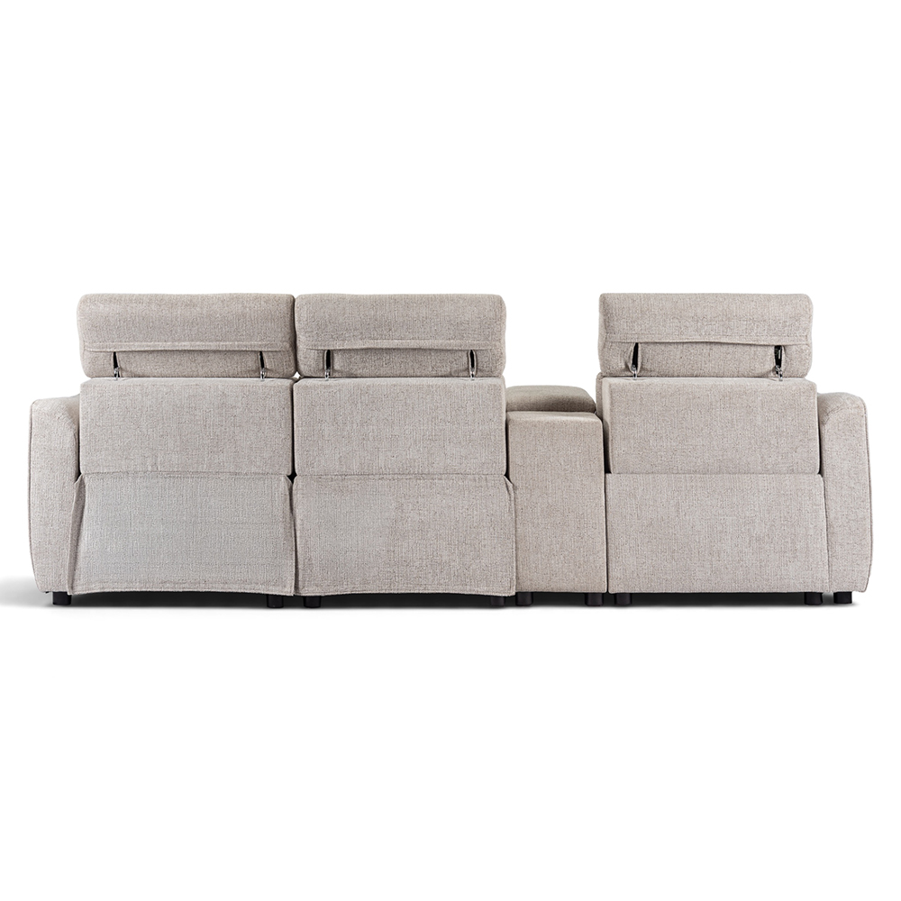 Perdita L Shape Electric Recliner Sofa with Holder - Image 13