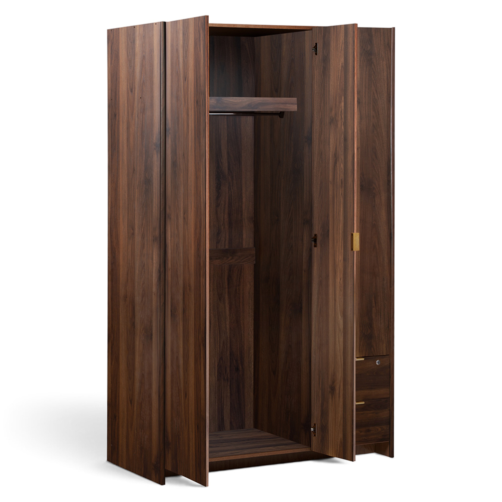 Ardenne Wardrobe (3 Doors 2 Drawers) - Image 4