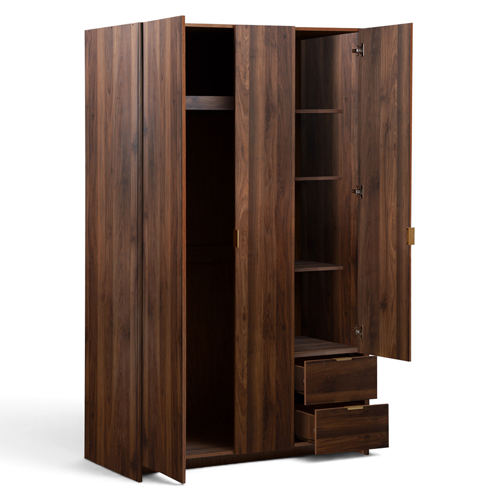 Ardenne Wardrobe (3 Doors 2 Drawers) - Image 5