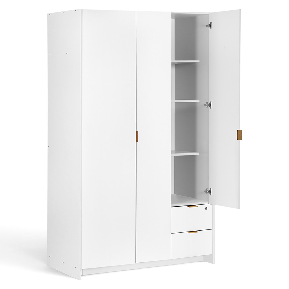Ardenne Wardrobe (3 Doors 2 Drawers) - Image 15